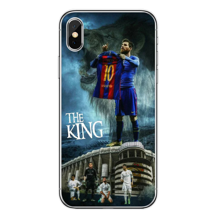 Soccer Star Phone Case for Apple - Messi Design