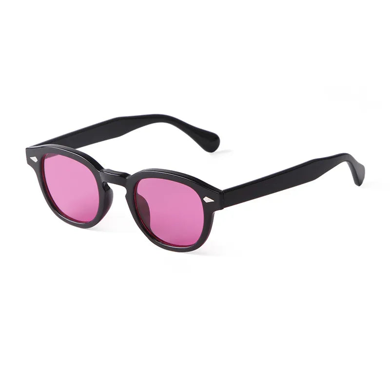 Fashionable & Sun-resistant Sunglasses with Small Oval Frame