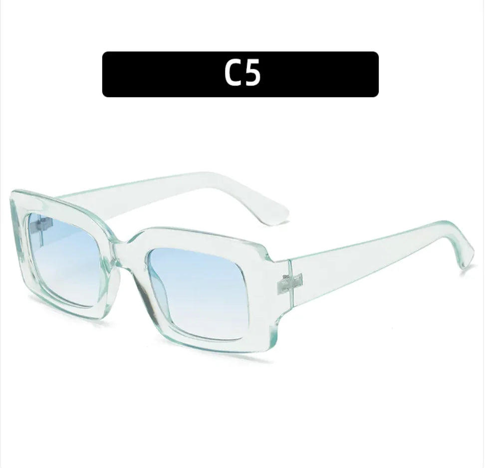 UV Protection Rectangular Sunglasses