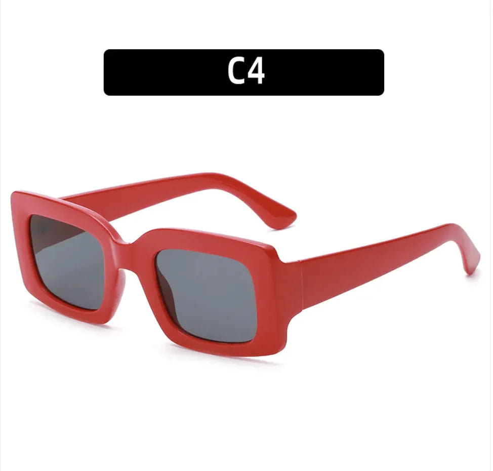 UV Protection Rectangular Sunglasses