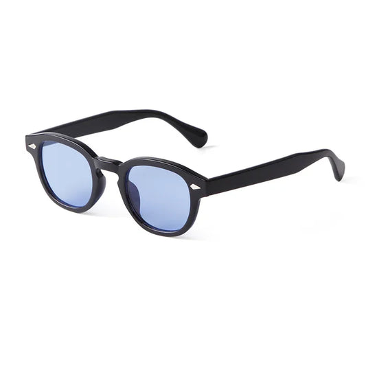 Fashionable & Sun-resistant Sunglasses with Small Oval Frame