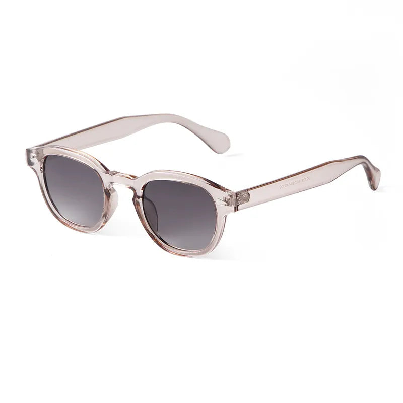 Fashionable & Sun-resistant Sunglasses with Small Oval Frame