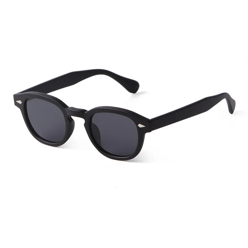 Fashionable & Sun-resistant Sunglasses with Small Oval Frame