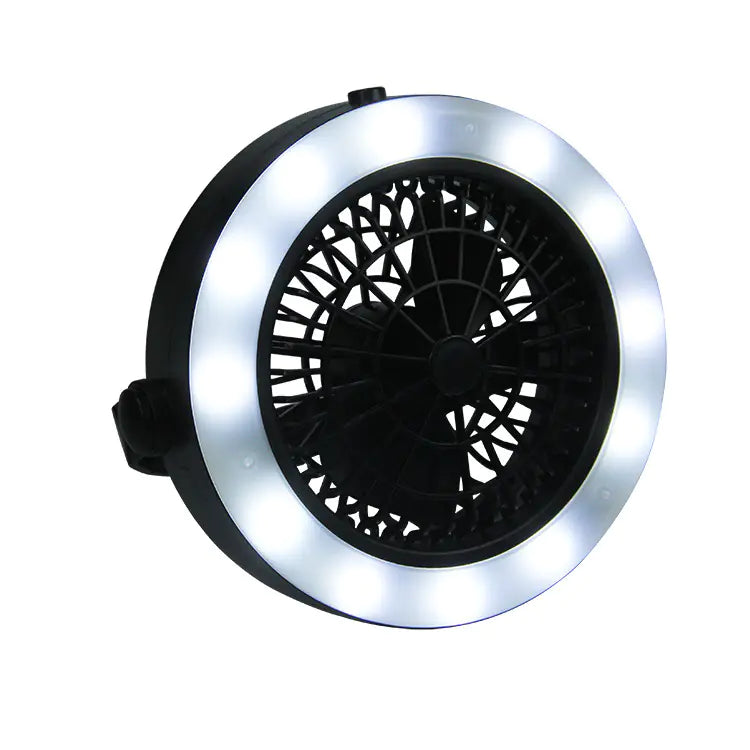 Portable LED Camping Fan Light with Battery Function