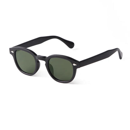 Fashionable & Sun-resistant Sunglasses with Small Oval Frame