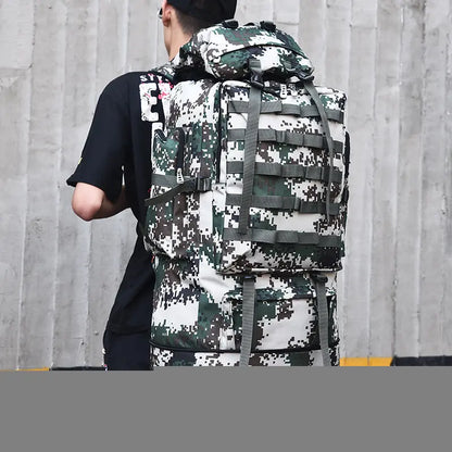 100L Large Capacity Outdoor Backpack for Camping