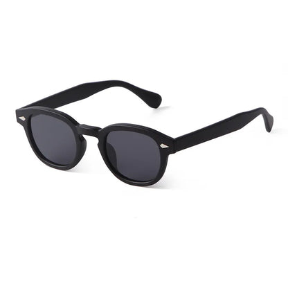 Fashionable & Sun-resistant Sunglasses with Small Oval Frame