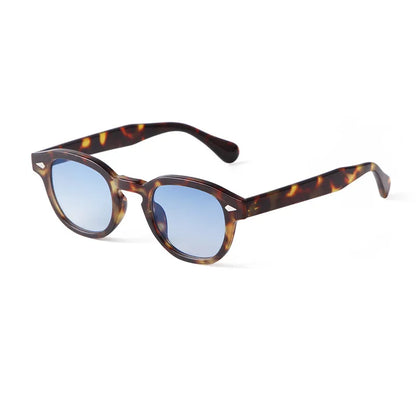 Fashionable & Sun-resistant Sunglasses with Small Oval Frame